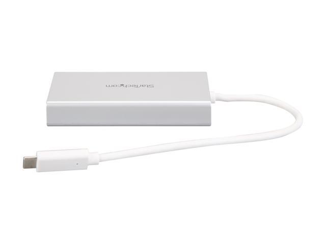 StarTech. com DKT30CHPDW USB C Multiport Adapter - Aluminum - Power Delivery (USB PD) - USB C to Gigabit Ethernet / 4K HDMI / USB 3.0 Hub