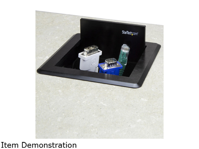 StarTech. com BOX4CABLE Conference Table Cable Management Box - Table Top - Conference Room AV - Conference Table Connectivity Box
