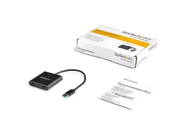StarTechcom USB32HD2 USB to Dual HDMI Adapter - 4K - image 5