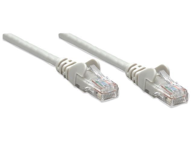 Intellinet Network Cable, Cat5e, UTP, RJ45 Male / RJ45 Male, 15.0 m (50 ft.), Gray