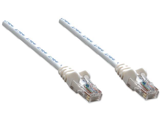Intellinet Network Cable, Cat6, UTP, RJ45 Male / RJ45 Male, 15.0 m (50 ft.), White
