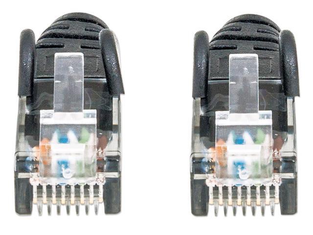 Intellinet Network Cable, Cat6, UTP, RJ45 Male / RJ45 Male, 3.0 m (10 ft.), Black