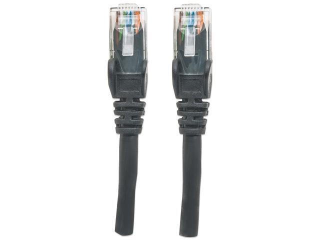 Intellinet Network Cable, Cat6, UTP, RJ45 Male / RJ45 Male, 3.0 m (10 ft.), Black