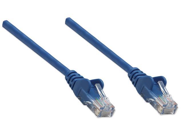 Intellinet Network Cable, Cat6, UTP, RJ45 Male / RJ45 Male, 15.0 m (50 ft.), Blue