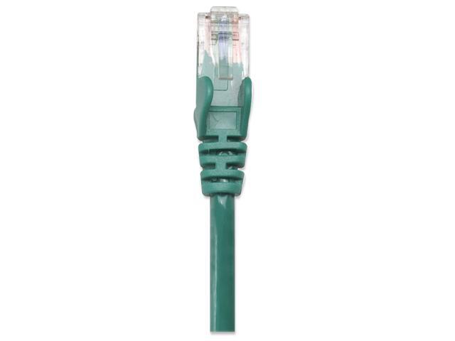 Intellinet Network Cable, Cat5e, UTP, RJ45 Male / RJ45 Male, 3.0 m (10 ft.), Green