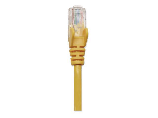 Intellinet Network Cable, Cat5e, UTP, RJ45 Male / RJ45 Male, 30.0 m (100 ft.), Yellow
