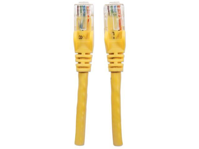 Intellinet Network Cable, Cat6, UTP, RJ45 Male / RJ45 Male, 30.0 m (100 ft.), Yellow