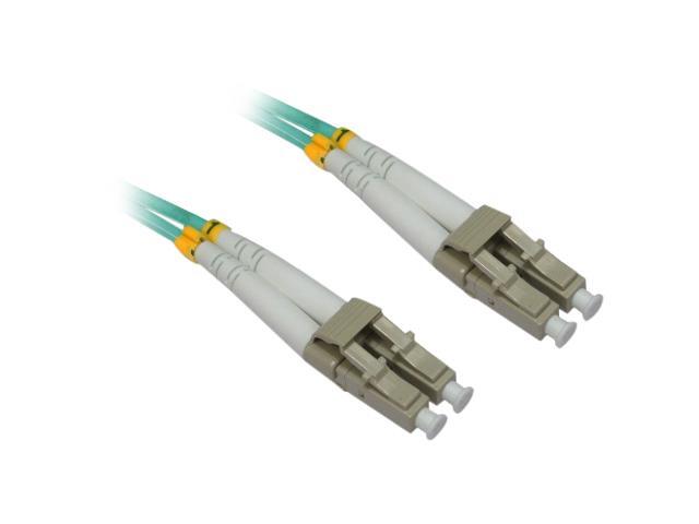 4XFIBERLCLC2M 2 meters/6.6 Ft Multimode LC To LC 50/125 Duplex Fiber Optic Patch Cable