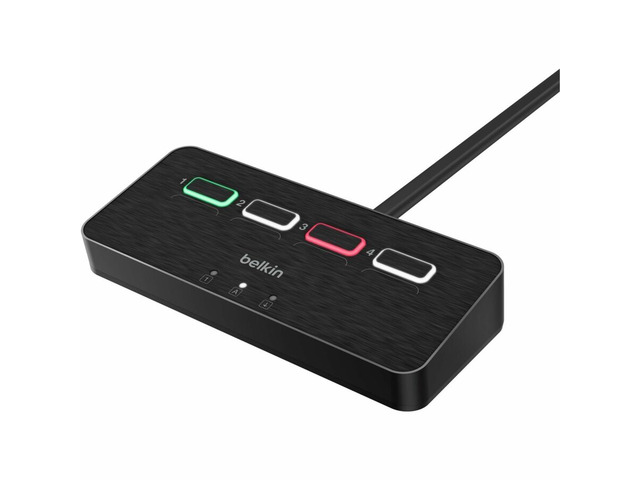 Belkin Secure KVM Remote Control 4-Port - For Secure KVM, Matrix Switcher - F1DN-KVM-REM4