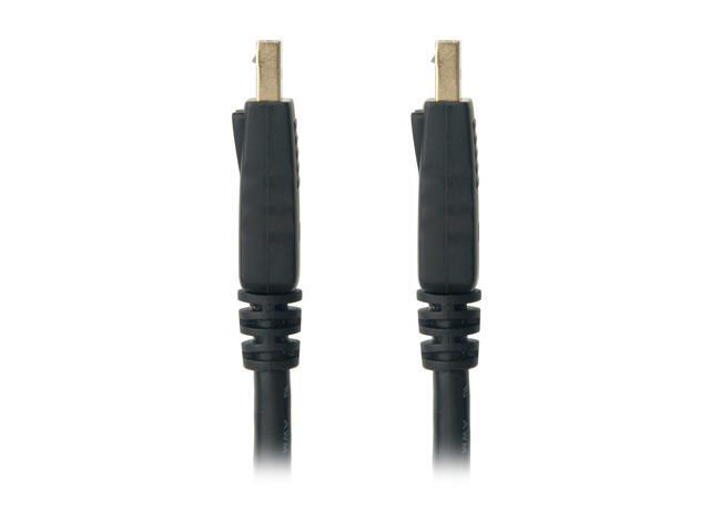 Omni Gear DIS-3 3 ft. DisplayPort 1.2 [4K@60Hz] to DisplayPort Cable, Black, Gold Plated