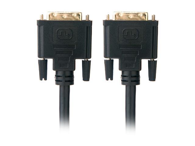 Omni Gear DVI-3 Black 3 ft. DVI-D Dual-Link(24+1) Male to Male 28AWG Cable w/ Ferrite Cores, Gold Plated