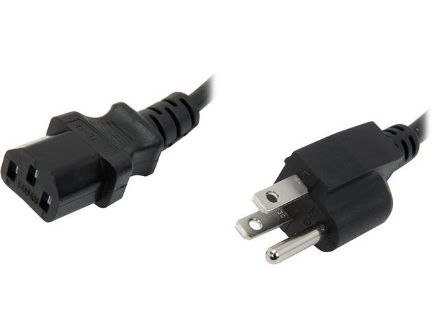 VCOM Model VC-POW/UL6 6 ft. US-3Prong Power Cord