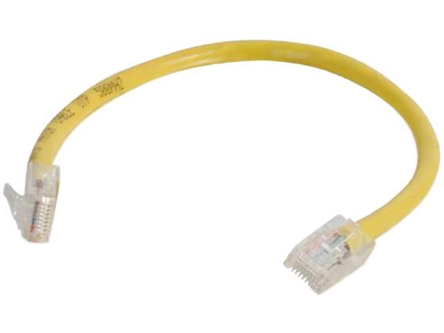 C2G 04174 Cat6 Cable - Non-Booted Unshielded Ethernet Network Patch Cable, Yellow (6 Feet, 1.82 Meters)