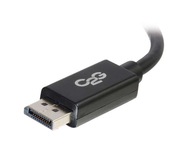 C2G DisplayPort Cable with Latches 4K 60Hz UHD M/M, 10ft - Black - image 2
