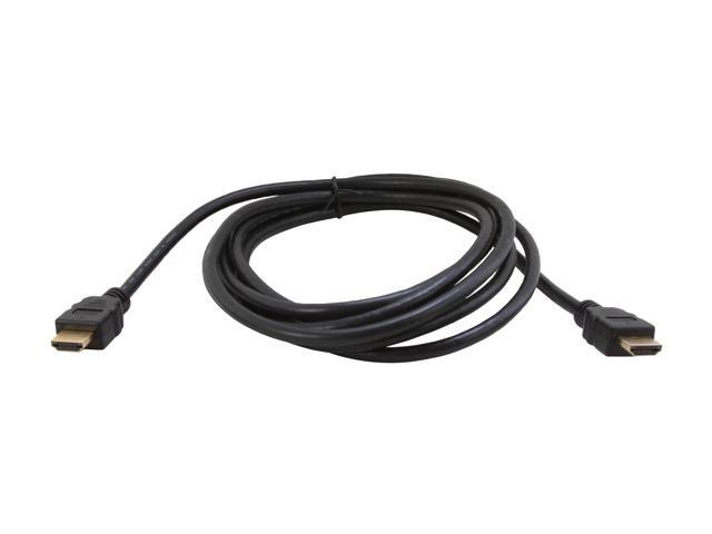 Nippon Labs HDMI-HS-10 10 ft. HDMI 2.0 Male to Male High Speed Cable with Ethernet Channel, Black
