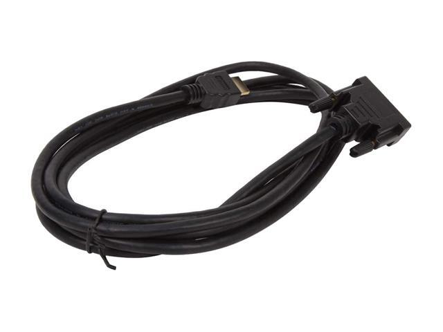Nippon Labs DVI 3 HDMI 10 ft. HDMI Male to DVI-D Adapter Cable with Gold-plated Connector, Black
