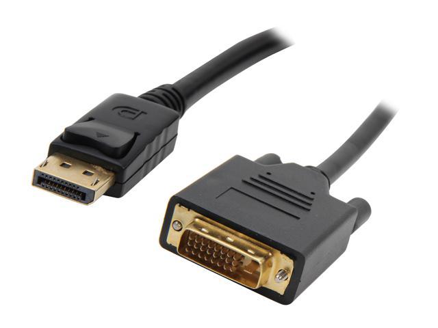 Nippon Labs DP-DVI-15 15 ft. DisplayPort Male to DVI-D Male Converter Cable, Black - DP to DVI Adapter - 1920 x 1200