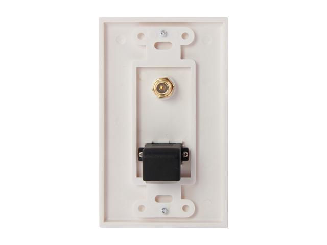 Nippon Labs WP-HM2-F HDMI Wall Plate with Coaxial F Connector
