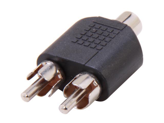 Nippon Labs RCA-1F2M RCA adaptor 1 RCA Female to 2 RCA Male