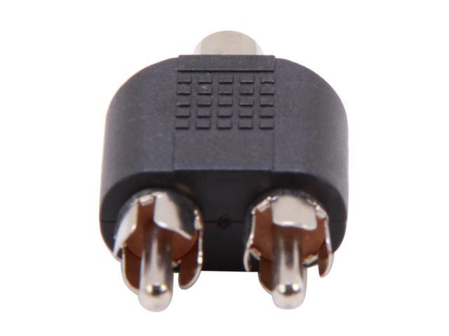 Nippon Labs RCA-1F2M RCA adaptor 1 RCA Female to 2 RCA Male