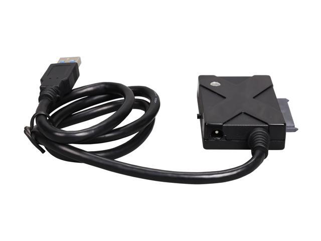 Nippon Labs NL-ST0038 USB 3.0 to SATA Converter Adapter for 2.5' and 3.5' HDD with Power Adapter, Black