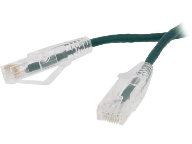 Nippon Labs 28 AWG Snagless Ultra Slim Cat6 Ethernet Patch Cable - Network Internet Cord - RJ45, Stranded, 550Mhz, UTP, - 5ft, Green