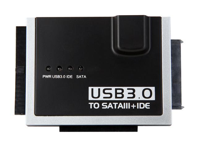 Nippon Labs USB3-SATAIDE USB 3.0 to SATA / IDE Combo Adapter, 2.5in / 3.5in - Hard Drive USB Adapter - Hard Drive Transfer Cable - USB Universal...