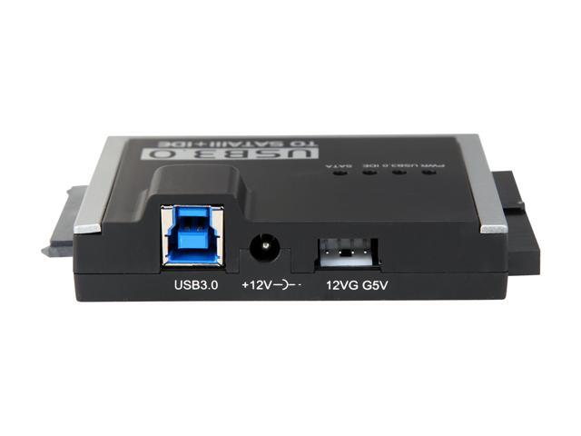 Nippon Labs USB3-SATAIDE USB 3.0 to SATA / IDE Combo Adapter, 2.5in / 3.5in - Hard Drive USB Adapter - Hard Drive Transfer Cable - USB Universal...