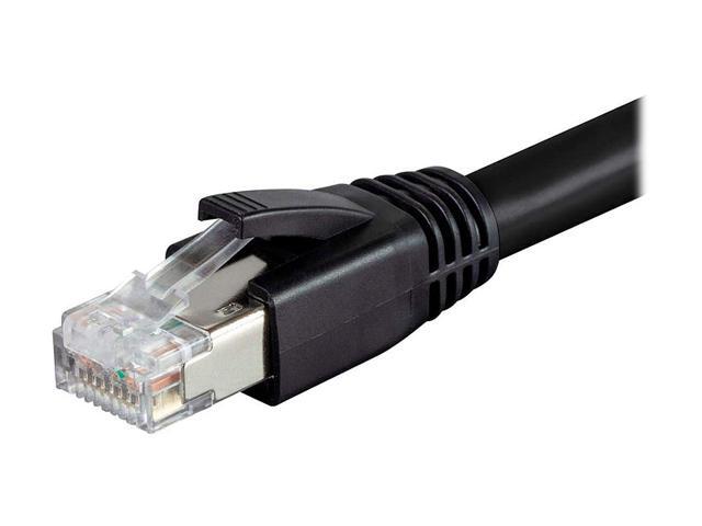 Nippon Labs Cat8 RJ45 25FT Ethernet Patch Internet Network LAN Cable, Indoor/Outdoor, 24AWG, Shielded Latest 40Gbps 2000Mhz, Weatherproof S/FTP for...
