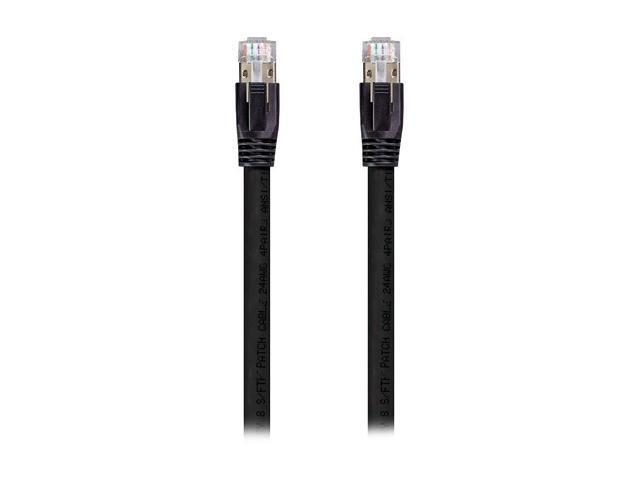 Nippon Labs Cat8 RJ45 15FT Ethernet Patch Internet Network LAN Cable, Indoor/Outdoor, 24AWG, Shielded Latest 40Gbps 2000Mhz, Weatherproof S/FTP for...