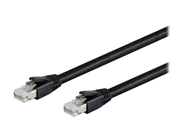 Nippon Labs Cat8 RJ45 7FT Ethernet Patch Internet Network LAN Cable, Indoor/Outdoor, 24AWG, Shielded Latest 40Gbps 2000Mhz, Weatherproof S/FTP for...