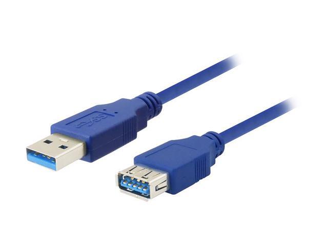 Nippon Labs 50USB3-AAF-6 6 ft. USB 3.0 A Male to A Female Extension Cable - Blue