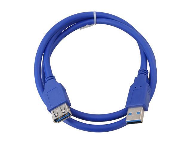 Nippon Labs 50USB3-AAF-6 6 ft. USB 3.0 A Male to A Female Extension Cable - Blue