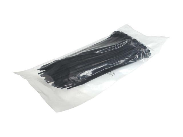 Nippon Labs 50CV-100-UV UV Resistant Nylon Cable Tie, 4 inches Long, 18 lbs. Tensile Strength, 100pcs/pack - Black (Nylon 66, UL 94V-2)