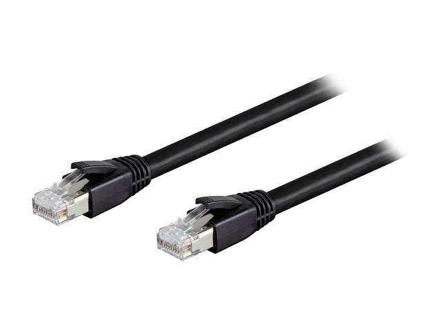 Nippon Labs Cat8 RJ45 2FT Ethernet Patch Internet Network LAN Cable, Indoor/Outdoor, 24AWG, Shielded Latest 40Gbps 2000Mhz, Weatherproof S/FTP for...