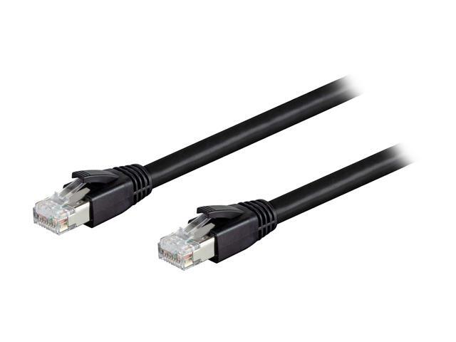 Nippon Labs Cat8 RJ45 1FT Ethernet Patch Internet Network LAN Cable, Indoor/Outdoor, 24AWG, Shielded Latest 40Gbps 2000Mhz, Weatherproof S/FTP for...