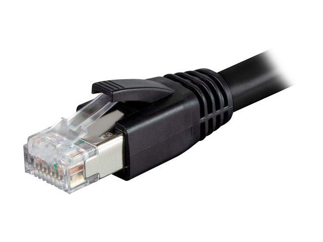 Nippon Labs Cat8 RJ45 0.5FT Ethernet Patch Internet Network LAN Cable, Indoor/Outdoor, 24AWG, Shielded Latest 40Gbps 2000Mhz, Weatherproof S/FTP...