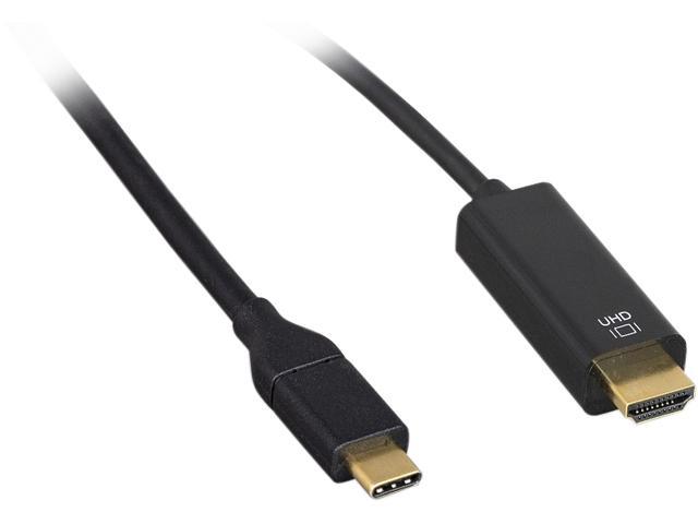Nippon Labs USB 3.1 Type C to HDMI Cable 4K@60HZ, 3 ft. M-M, Black USB-C to HDMI Adapter Cable photo
