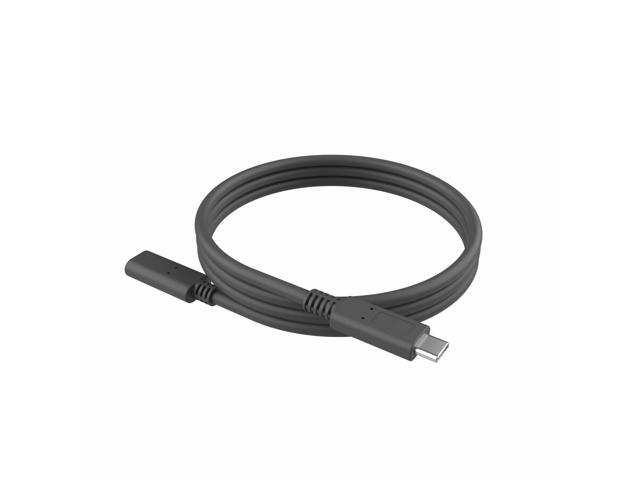 Logitech Reach Camera USB-C Cable Extension Cable - 1-meter, 3.28 ft - USB Type C (female) to USB Type C (male) - 5 Gbps, USB 3.0 - Black - 952-000201