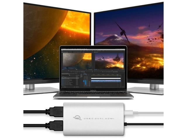 OWC USB Type-C to Dual HDMI 4K Display Adapter with DisplayLink OWCCADPDL2HDMI