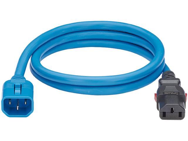 Panduit Model LPCA07-X 4 ft. Locking Power Cord, IEC C14 to IEC C13, 10-Pack