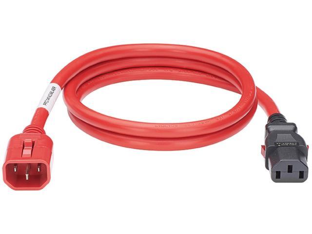 Panduit Model LPCA02-X 3 ft. PDU Locking Power Cord, IEC C14 to IEC C13, 10-Pack