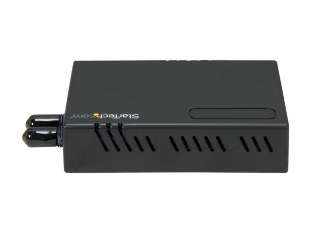 StarTech MCM110ST2 10/100 Multi Mode Fiber Copper Fast Ethernet Media Converter ST 2 km - UTP to 100Base-Fx - Fiber Optic Media Converter MM
