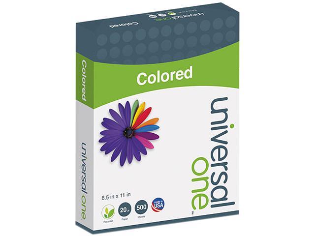 UNIVERSAL Colored Paper 20lb 8-1/2 x 11 Blue 500 Sheets/Ream 11202