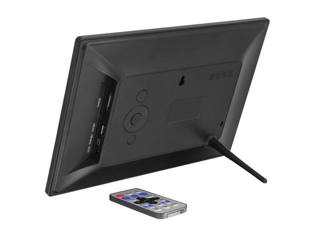 Aluratek ADMSF310F Aluratek 10 inch Digital Photo Frame with Motion Sensor and 4GB Built-in Memory - 10' LCD Digital Frame - Black - 1024 x 600 -...