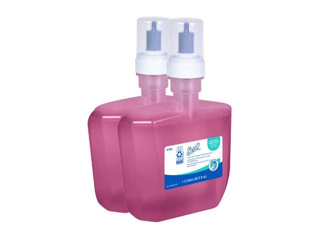 Scott Pro (formerly Kleenex) Liquid Hand Soap with Moisturizers (91592), Pink, Floral Scent, 1.2L E-Cassette, 2 Bottles / Case - Same Kleenex...