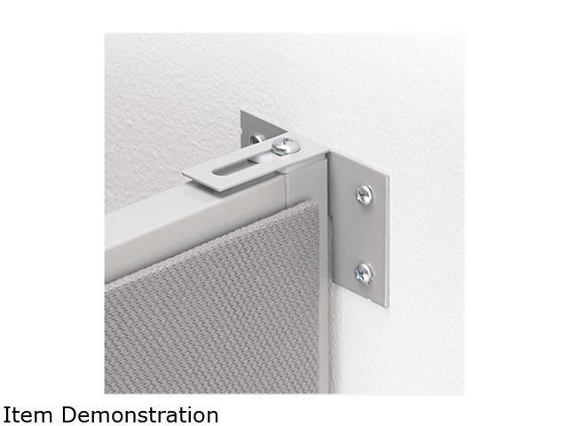 Basyx Versé Quick Connect Wall Mount Connecting Hardware Gray PWB1GY