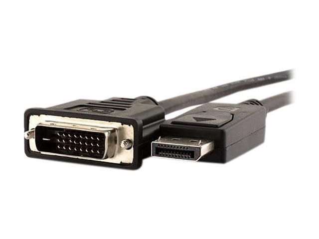 UNIRISE USA, LLC DVIDP-06F-MM THIS DISPLAYPORT MALE TO DVI-D DUAL LINK 24+1 MALE CABLE WILL ALLOW YOU TO CONNE