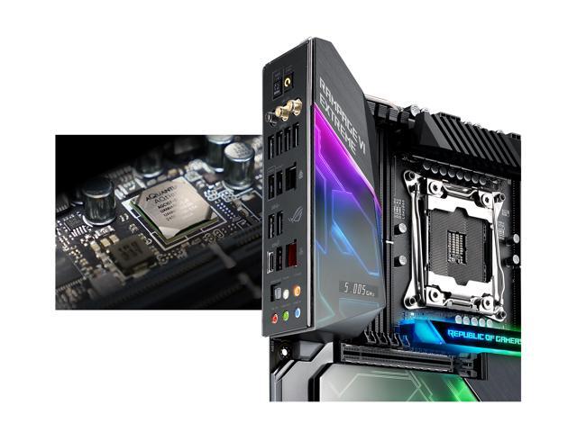 ASUS ROG RAMPAGE VI EXTREME LGA 2066 Intel X299 SATA 6Gb/s USB 3.1 Extended ATX Intel Motherboard