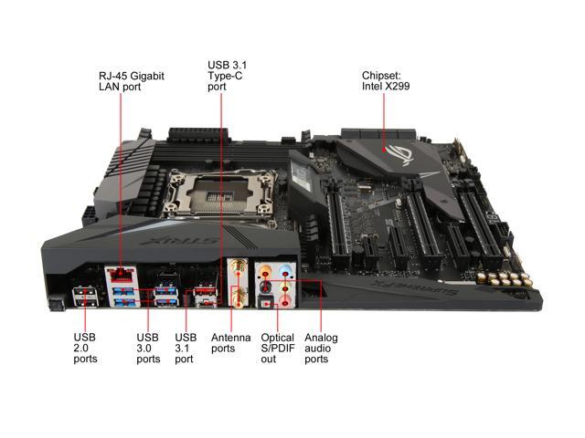 ASUS ROG Strix X299-XE Gaming LGA 2066 ATX Intel Motherboard